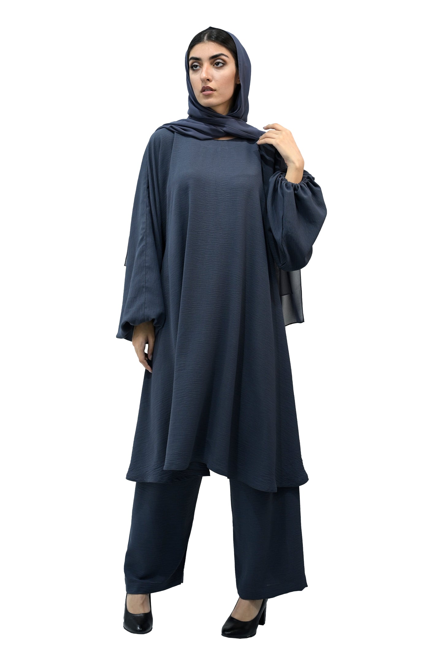 Navy Serenity Co-Ord Set-722
