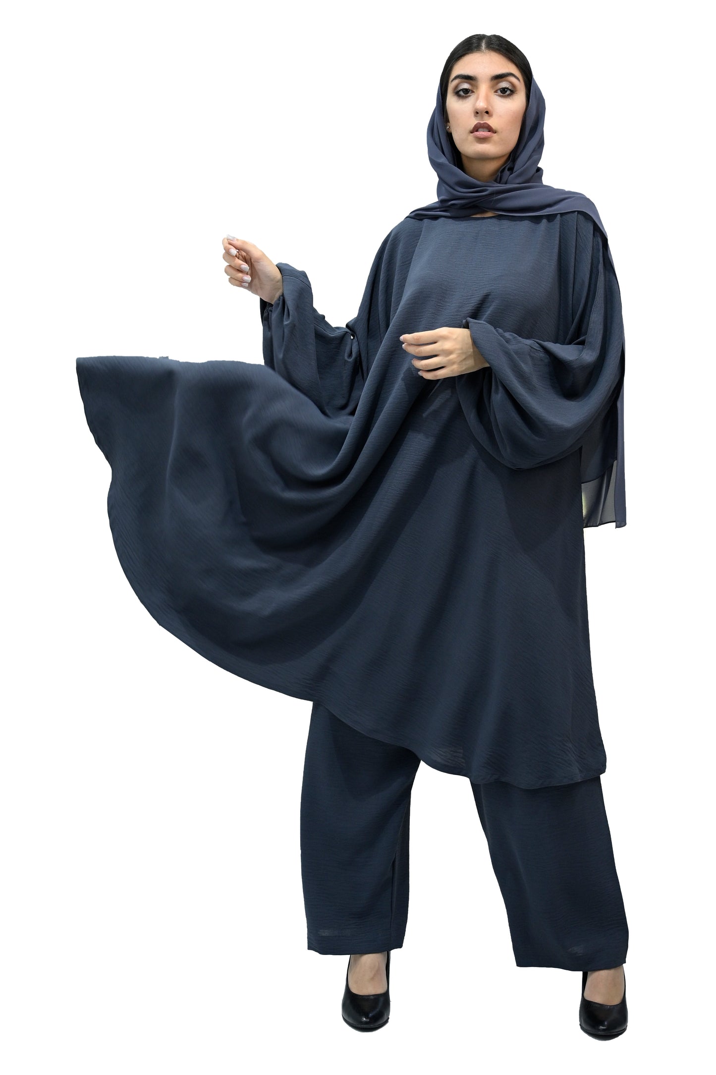 Navy Serenity Co-Ord Set-722