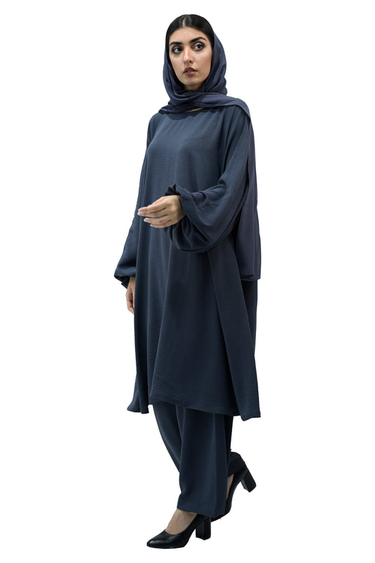 Navy Serenity Co-Ord Set-722