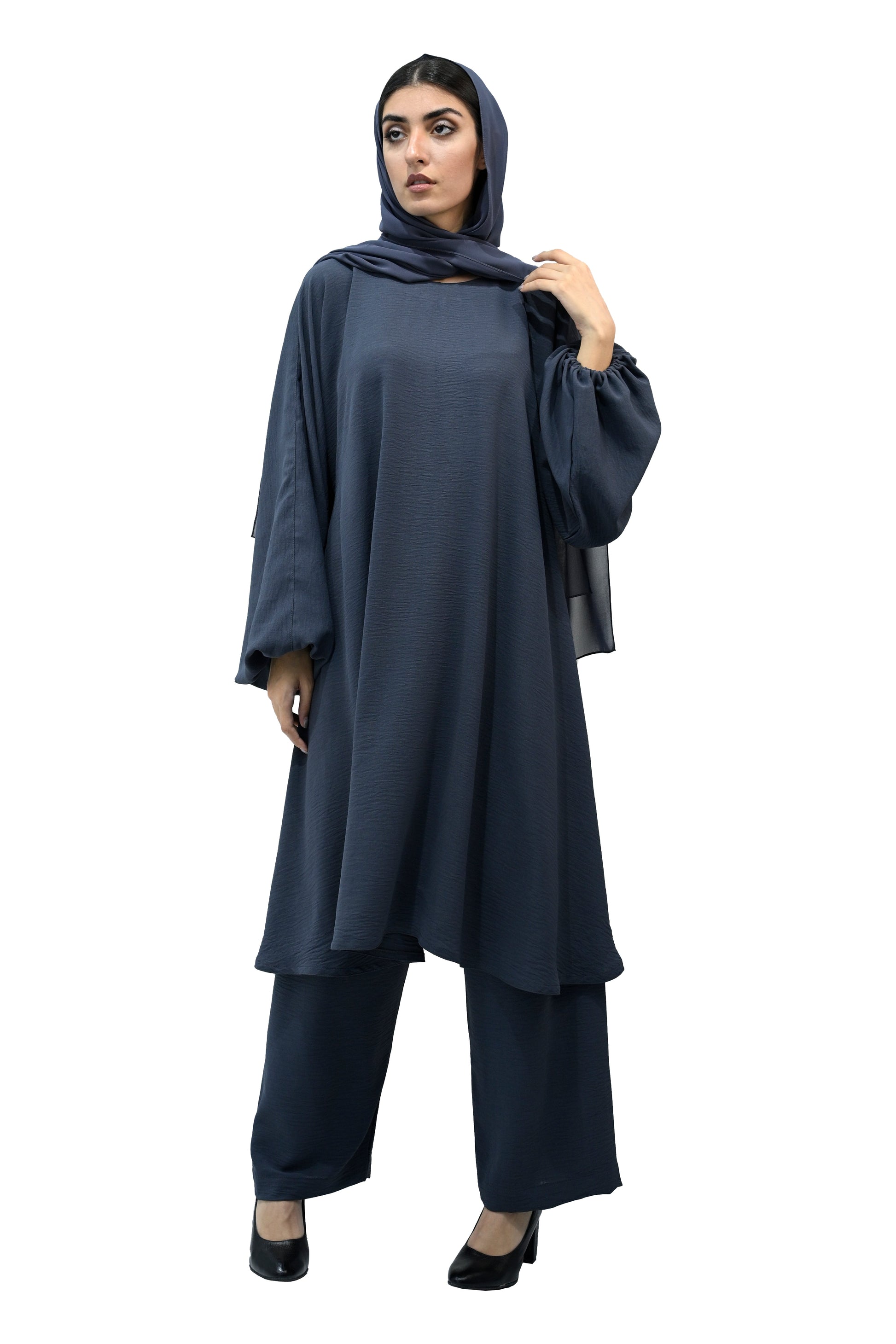 Navy Serenity Co-Ord Set-722
